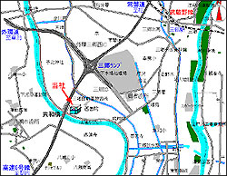 三郷IC付近MAP